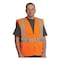 Pip ANSI Class 2 Two-Pocket Zipper Mesh Safety Vest, Polyester Mesh, X-Large, Orange 302-0702Z-OR/XL - alternate 4